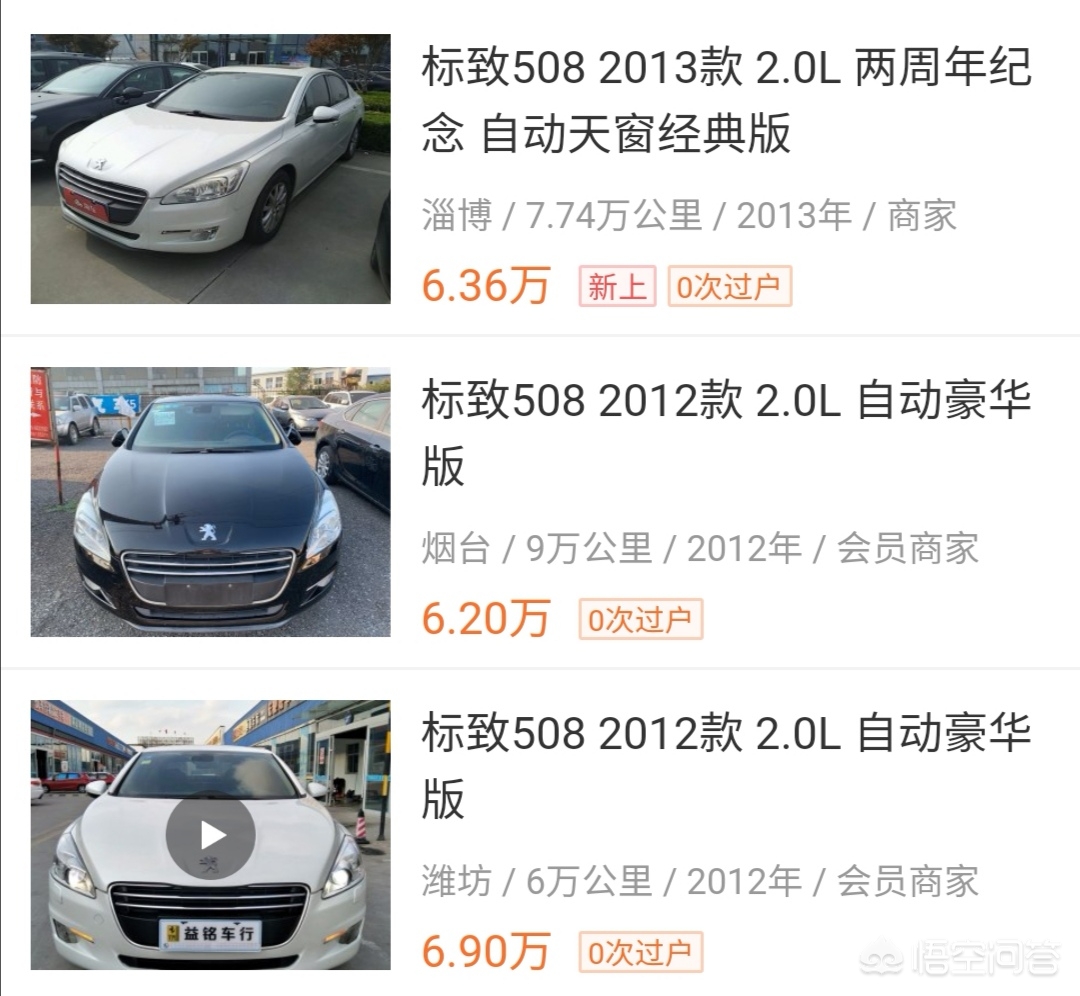 二手保值车