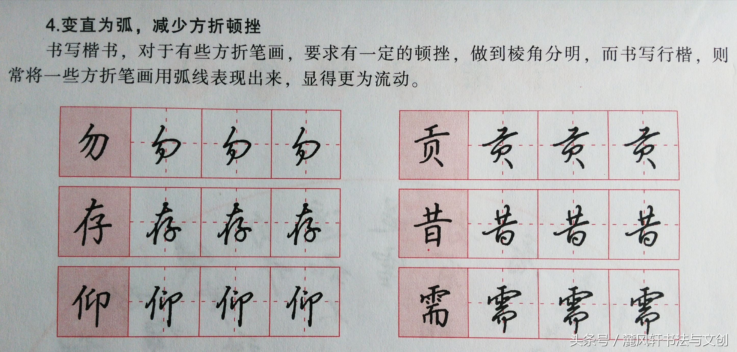 行书钢笔字体临摹