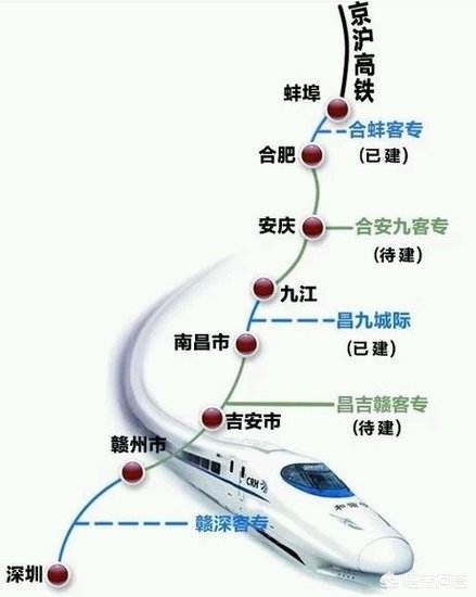 合肥正在修建的高铁有哪些？