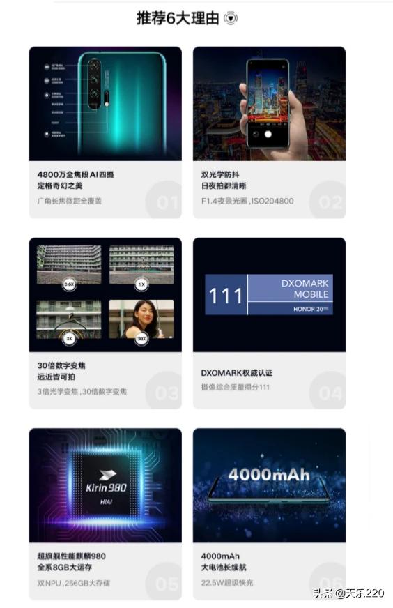 荣耀20pro荣耀20pro参数配置详情 荣耀20pro荣耀20pro参数配置详情