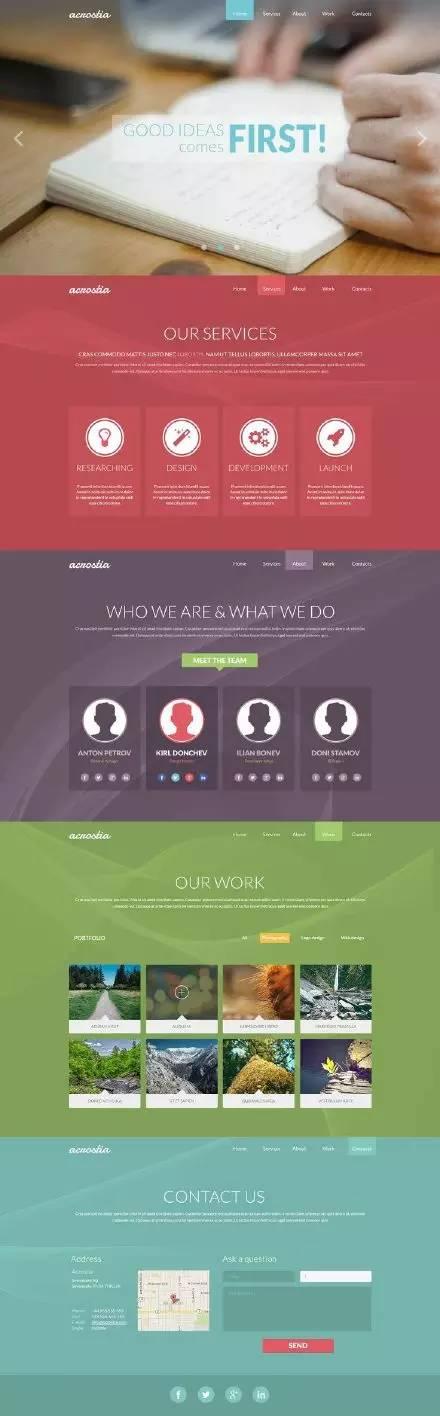 令人舒服的网页设计配色-干货