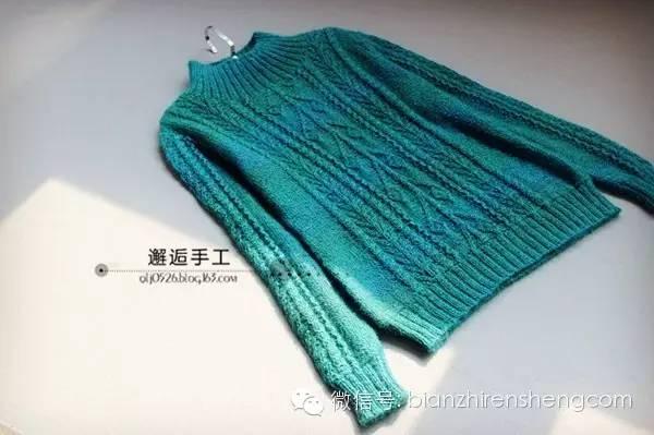 邂逅手工——锁清秋~~~半高领套衫