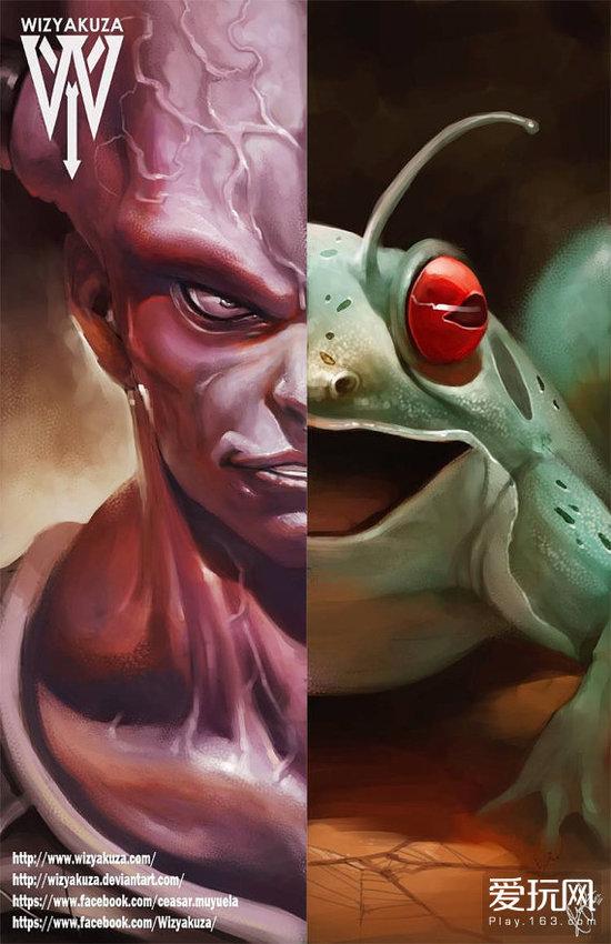 最酷炫的变脸：国外神人创作变身英雄“半颜”艺术