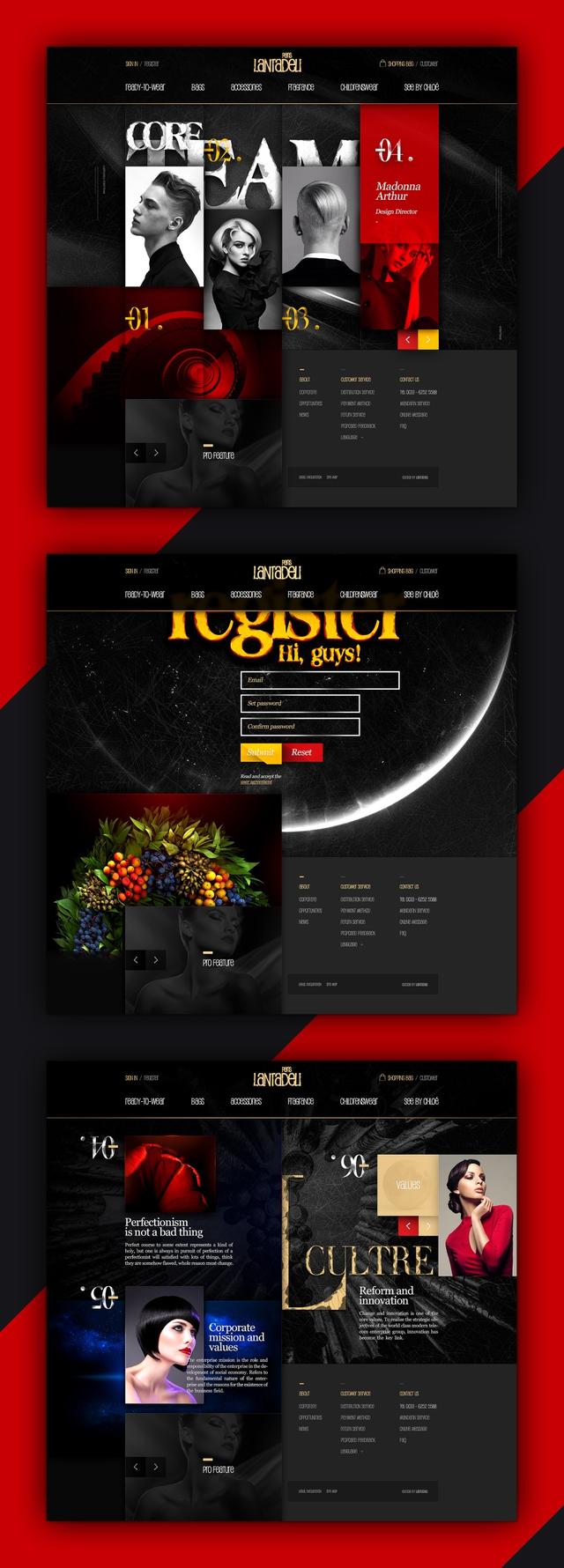 网页设计灵感提升版