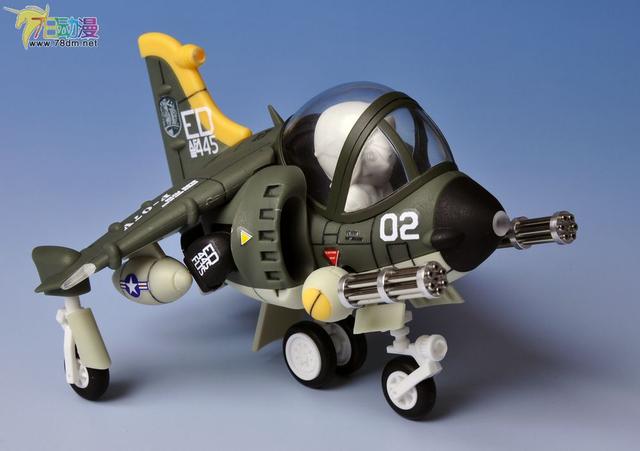 78官测：亿辉模型 合金弹头1/35海鹞式战斗机