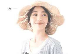 女士夏日凉帽，时尚遮阳帽，漂亮图片