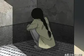 漫画：角落哭泣的女孩图片