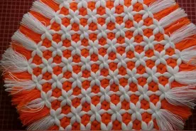 毛线太多用不完，学会这8种绕线编织，做些家用垫子，邻居都喊要图片