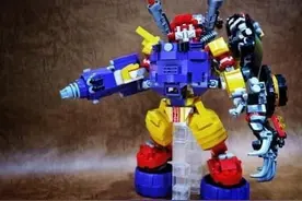 模友自制麦当劳乐高玩具大合体图片