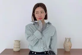 车静媛欧尼穿搭合集，简单干净的感觉，心目中的通勤穿搭范本no.1图片