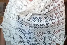 「钩编图解」精致奢华的针织披肩图片