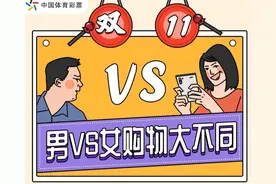 双11男vs女购物大不同图片