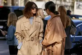 优雅又柔美，女明星人手一件的风衣，为何都说它和秋天是绝配？图片