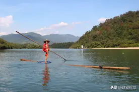 千年民间绝技，靠一根竹子渡河，黔北赤水河两岸水上主要交通方式图片