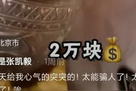 网红张凯毅母亲景点购物被骗，10万买的饰品实际价值多少？图片