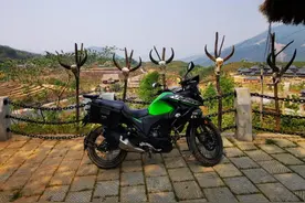 一个人一辆车，骑着川崎X300自驾游云南，探秘翁丁原始部落图片