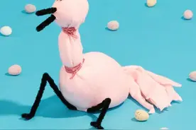 小小手工课：袜子制作漂亮可爱的布偶小鸟图片