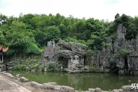 拜谒毛主席曾祖父母墓，他们分别安葬于韶山龙头山上的龙头两侧图片