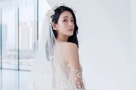 ”此纱只应天上有,人间哪得几回闻”小仙女才能拥有的婚纱！图片