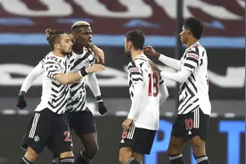 曼联逆转西汉姆！布鲁诺助攻博格巴超级世界波！拉什福德中柱破门图片