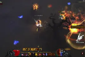 【飞云】暗黑破坏神3猎魔人不洁套装打法讲解演示（4）