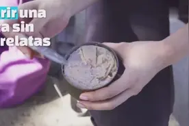 午餐肉罐头好吃却难开，学会这招，在地上磨几下就能打开