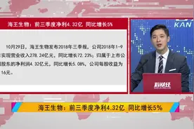 海王生物三季度净利润稳步增长 经营现金流持续改善视频封面