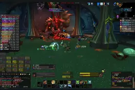 艾泽拉斯旅游党：时光漫游团本黑暗神殿1号BOSS，感觉输出有点低