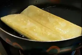 美食大厨制作豆沙锅饼，饭后甜品一流！