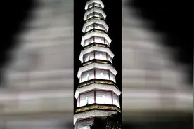 明代1576年全国第二高的塔一百人干活 99人吃饭不吃饭人是神仙