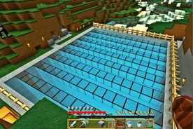 我的世界小菜生存第53期(水流瀑布鱿鱼养殖场)