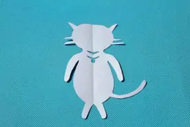 剪纸小猫咪 儿童剪纸教程大全 亲子手工DIY教学
