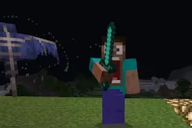 #我的世界 神秘的怪物原来是幻翼！大家还知道哪些新版本的有趣玩法吗？@抖音游戏