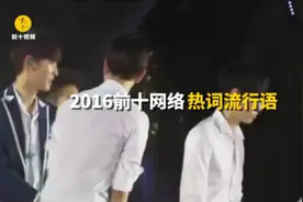 2016年十大流行语盘点，你知道几个？视频封面