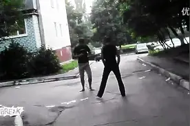 回旋踢一击 瞬间秒杀对手图片