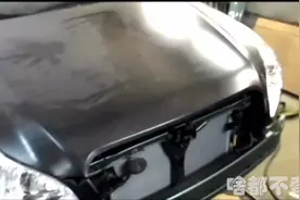 事故车修复翻新过程 斯巴鲁傲虎事故车修复