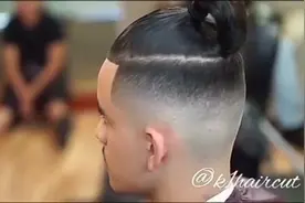 2017流行的男士道士头发型