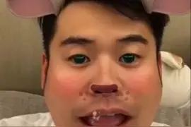 陈赫发搞怪视频嘴巴吐水变猪头 李晨：你赢了图片