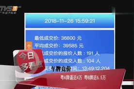 广东车牌卖多少钱？粤A牌快4万 粤B牌近6.5万视频封面