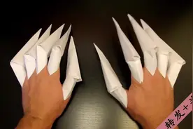 「手工折纸」万圣节魔女手爪来袭，指套教学等你来看