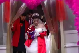 邯郸永年农村婚礼，新娘好漂亮，新郎派长龙般车队迎娶视频封面