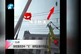河南商丘4名杂技演员空中“飞”，突然坠落吓观众！视频封面