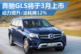 奔驰GLS将于3月上市 动力提升/油耗降12%图片