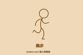几步画出奔跑中的火柴人