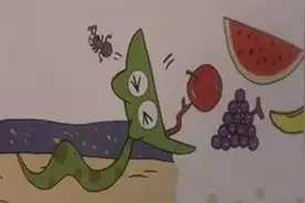 儿童故事 小蛇多多的故事图片