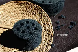 吃掉“煤”运，赋予黑色幽默——蜂窝煤戚风蛋糕图片