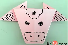 儿童折纸小动物折纸图解教程图片