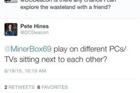 辐射4官方联机教程：两台电脑排排坐 然后假装在联机图片