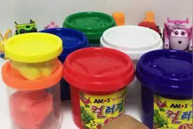 玩具视频 橡皮泥手工制作KFC薯条 玉米棒亲子互动