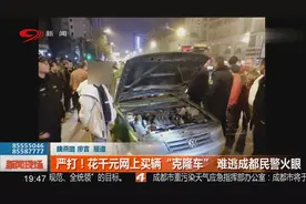 严打！花千元网上买辆“克隆车”，假冒出租车难逃民警火眼
